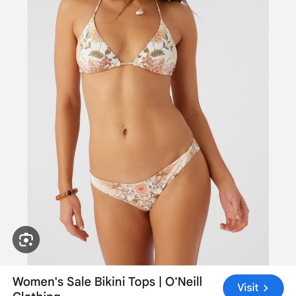 O'Neill Women's Floral Bikini Set - Cream